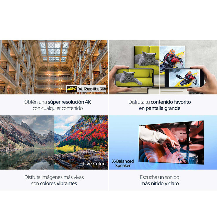 Sony Pantalla 65" 4K UHD Smart TV — Imagen 3 de 4