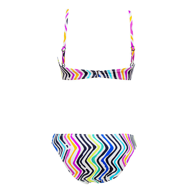 Alas de Sal, Bikini Estampado de Rayas para Dama, Varias Tallas — Imagen 2 de 2