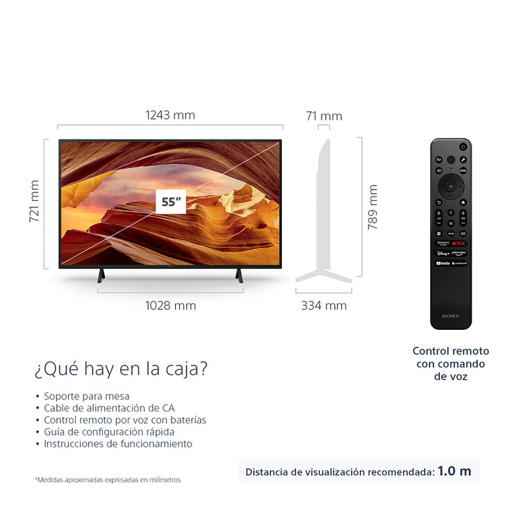 Sony Pantalla 55" 4K UHD Smart TV — Imagen 2 de 4