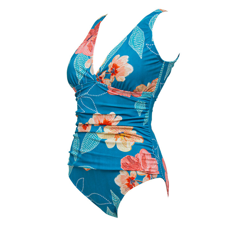 Alas de Sal, Traje de Baño para Dama, Estampado de Flores, Varias Tallas — Imagen 2 de 2
