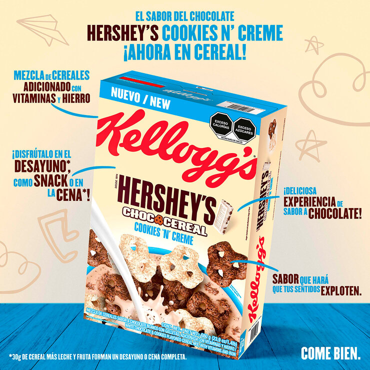 Kellogg´s Hersheys Cookies & Cream 680 g — Imagen 2 de 4