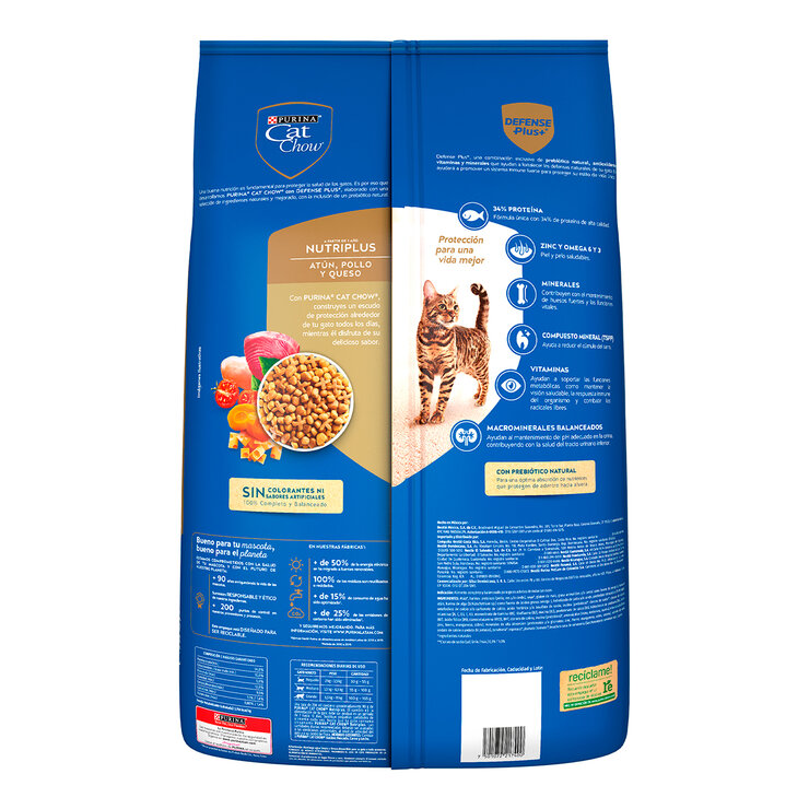 Cat Chow alimento para gato 9kg — Imagen 2 de 4