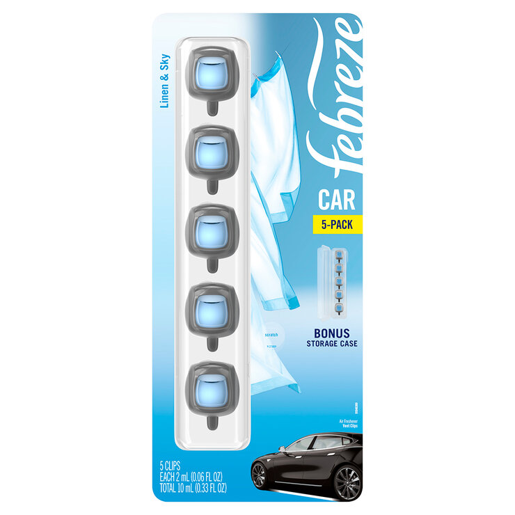 Febreze Aromatizante Para Automóvil Varios Aromas 5 Piezas  — Imagen 1 de 2