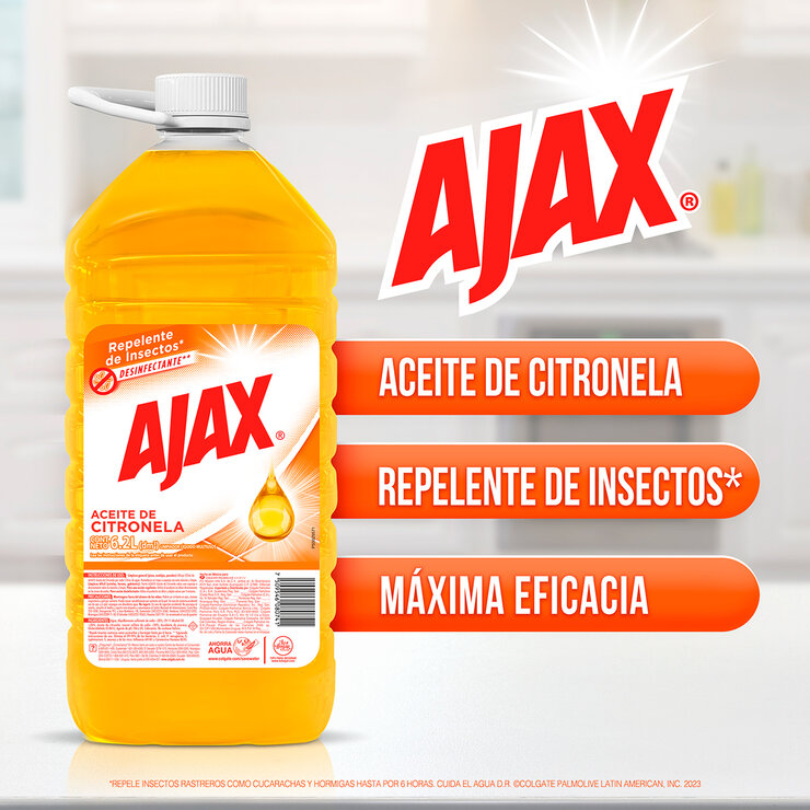 Ajax Aceite de Citronela Limpiador Líquido 6.2 l — Imagen 4 de 4