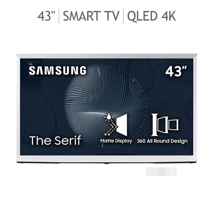 Samsung 43" Pantalla QLED The Serif 4K UHD Smart TV — Imagen 1 de 4