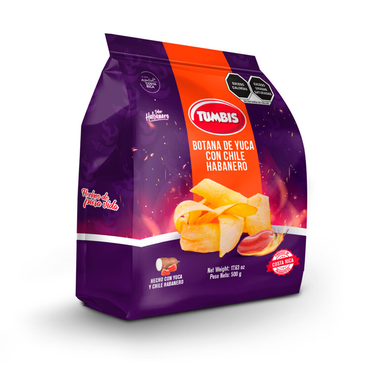 Tumbis Yuca con Chile Habanero 500 g — Imagen 2 de 3