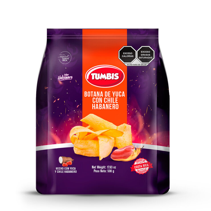 Tumbis Yuca con Chile Habanero 500 g — Imagen 1 de 3