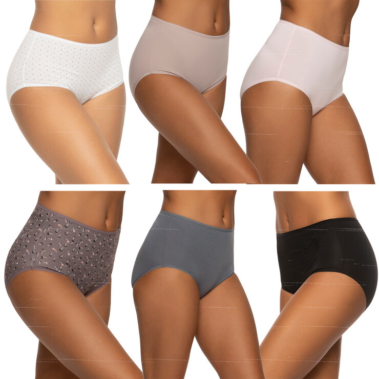 Black Bow Ropa interior para Dama 6 piezas Varias Tallas y Colores — Imagen 1 de 2