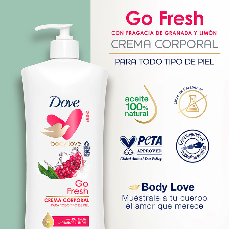 Dove Crema Corporal con Granada y Limón de 1l — Imagen 3 de 4