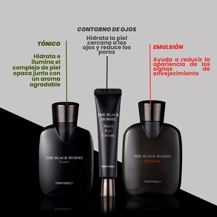 Tony Moly The Black Homme Set 3 pzas — Imagen 2 de 4