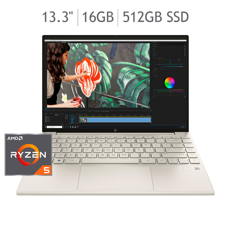 HP Pavillion Laptop  13.3" AMD Ryzen 5-7535U 16GB 512GB SSD  Windows 11 — Imagen 1 de 4
