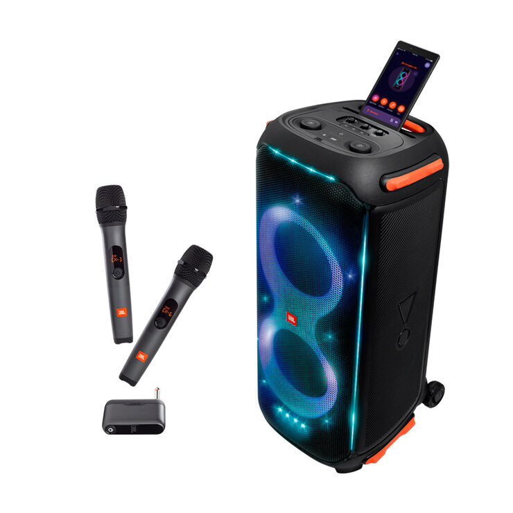 JBL Partybox 710 Bocina Inalámbrica con luces + 2 Micrófonos  — Imagen 3 de 4