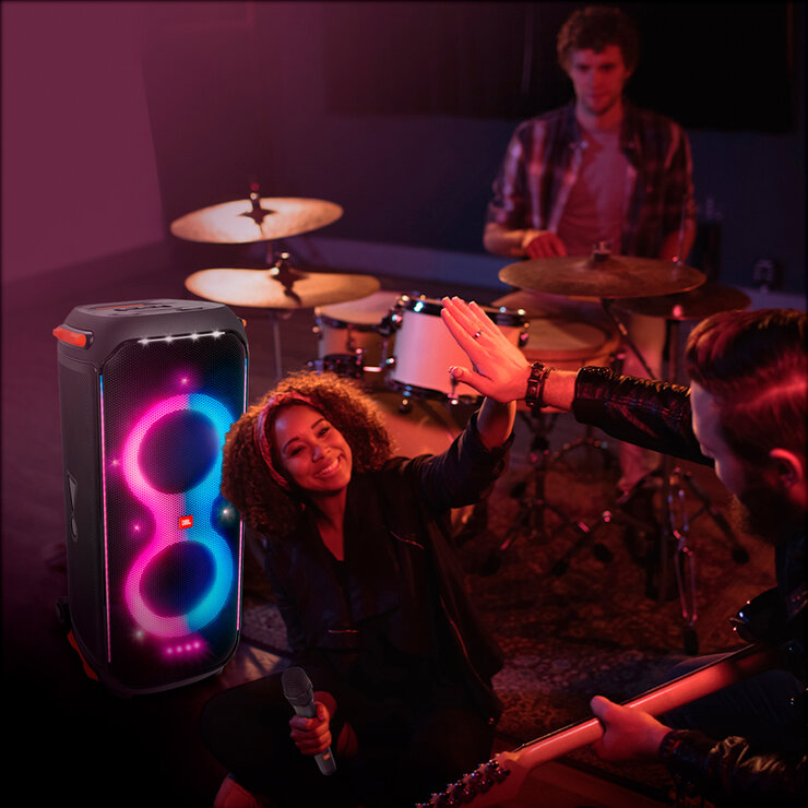 JBL Partybox 710 Bocina Inalámbrica con luces + 2 Micrófonos  — Imagen 4 de 4