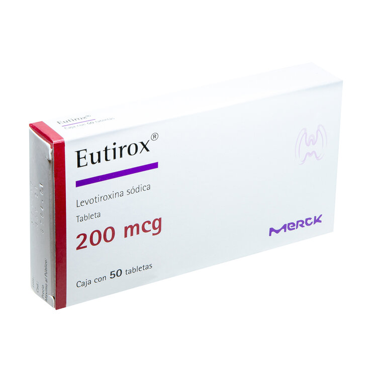 Eutirox 200 mg 50 Tabletas — Imagen 2 de 4