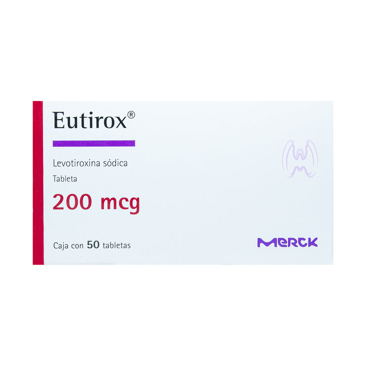 Eutirox 200 mg 50 Tabletas
