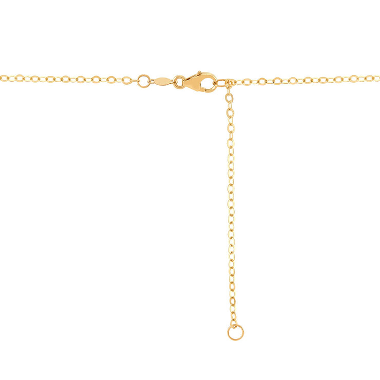Collar de Corazón, Oro Amarillo de 14K — Imagen 2 de 4