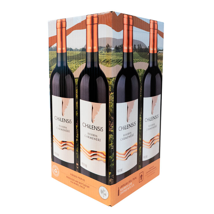 Vino Tinto Chilensis Reserva 4/750ml  — Imagen 2 de 4