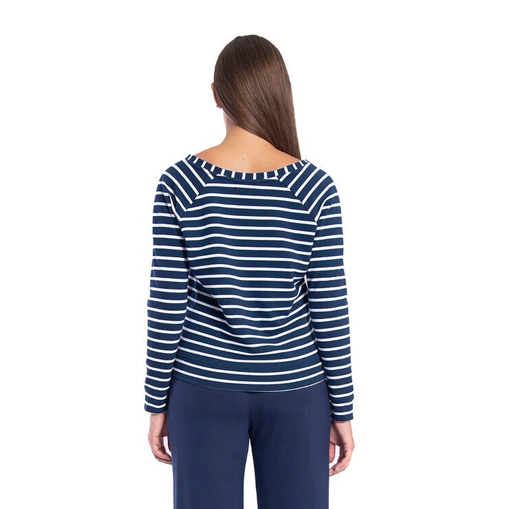 Alysh, Blusa Tipo Loungewear, Rayada, para Dama, Varias Tallas — Imagen 2 de 2