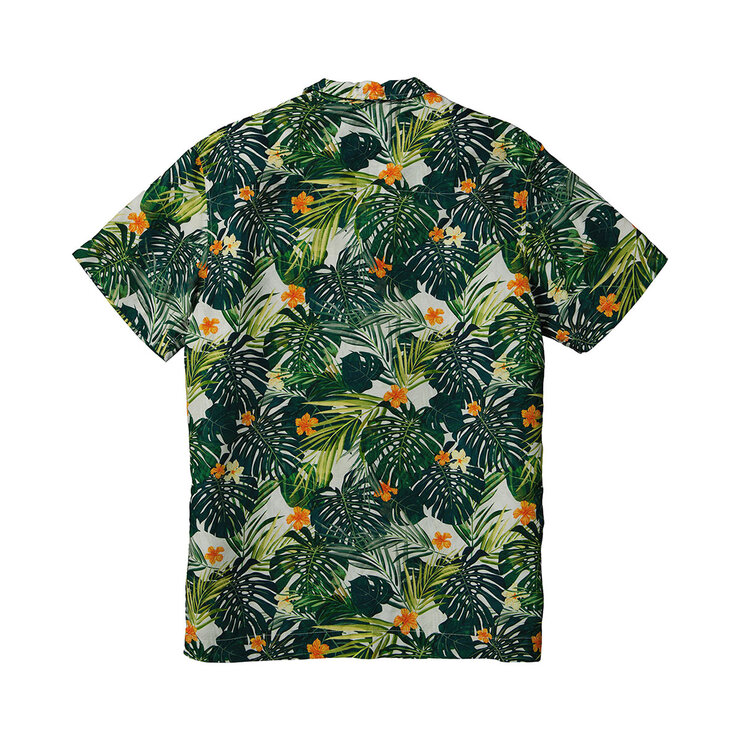 Palmerino, Camisa de Lino Manga Corta, Para Hombre, Estampado Magis, Modelo Luau, Varias Tallas Tallas — Imagen 2 de 2
