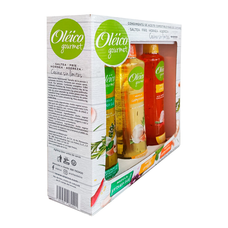 Aceite Oleico Gourmet Kit 280 ml — Imagen 2 de 3