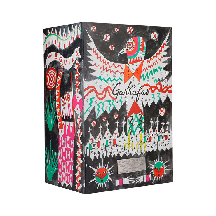 Tequila Añejo Cristalino Las Garrafas Águila Coronada 700 ml — Imagen 3 de 4