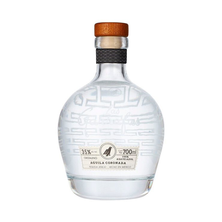 Tequila Añejo Cristalino Las Garrafas Águila Coronada 700 ml — Imagen 1 de 4