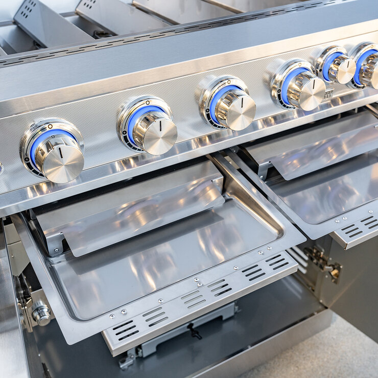 Kirkland Signature, Asador en Acero inoxidable de 6 quemadores — Imagen 3 de 4