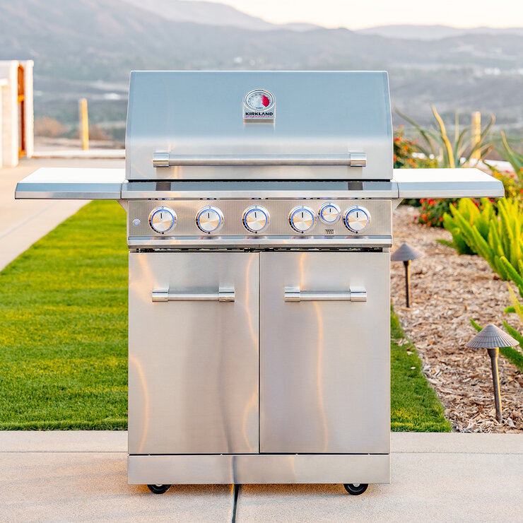 Kirkland Signature, Asador en Acero inoxidable de 6 quemadores — Imagen 1 de 4