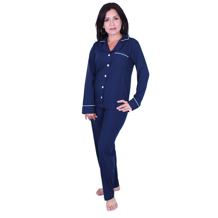Emporio Colombo, Pijama para Dama de Dos Piezas, Varias Tallas y Colores — Imagen 3 de 4