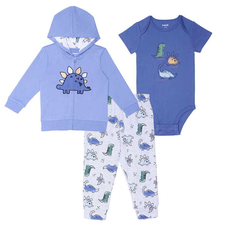 Pekkle Conjunto 3 piezas para Niños o Niñas Varias Tallas y Colores — Imagen 2 de 4