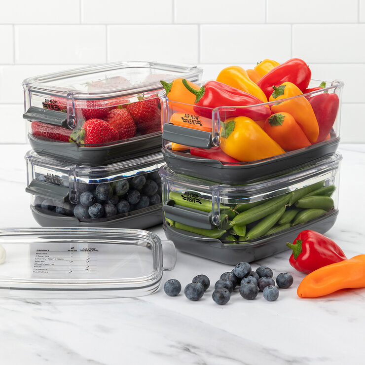 Prokeepers Recipientes Conservadores de Productos  1.1L 4 Piezas  — Imagen 1 de 4