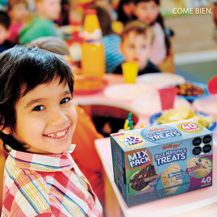 Kellogg's Barras de Arroz Inflado Rice Krispies Variedad de Sabores 40 pzas de 22 g — Imagen 3 de 3