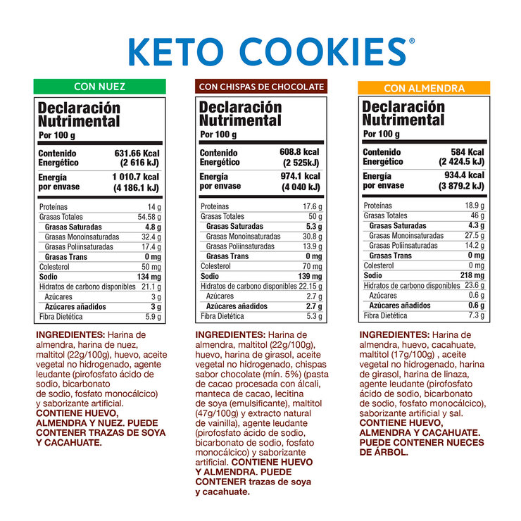 Taifelds Galletas Keto 480 g — Imagen 2 de 3