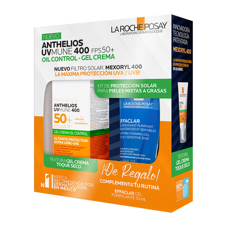 Pack Anthelios Oil Control Gel Crema+Effaclar Gel 50 ml — Imagen 2 de 3