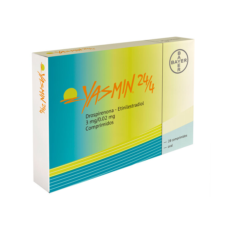 Yasmin 24/4  3mg /0.03 mg con 28 Comprimidos — Imagen 3 de 4