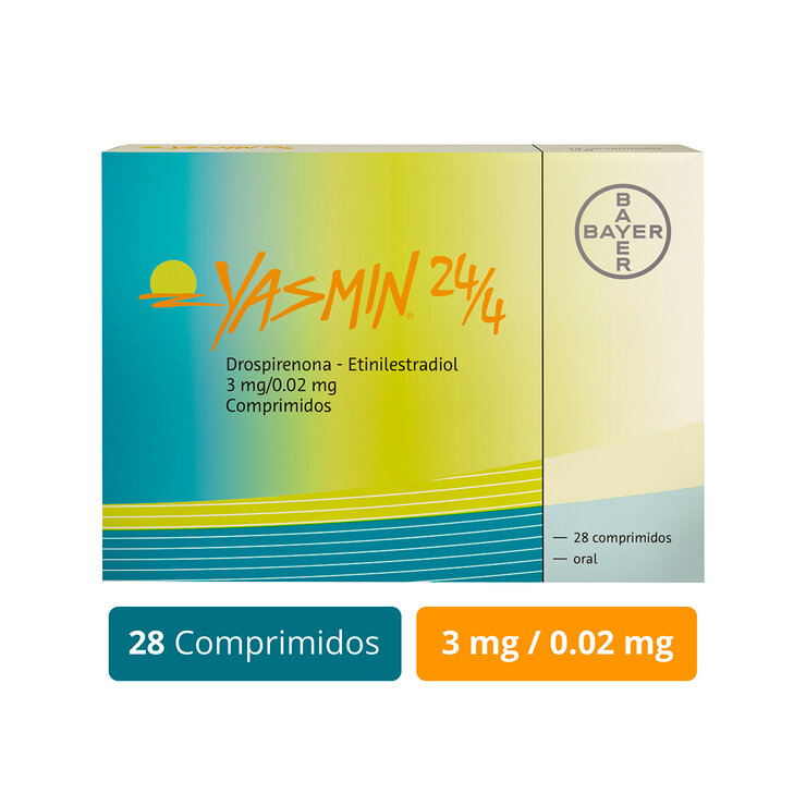 Yasmin 24/4  3mg /0.03 mg con 28 Comprimidos — Imagen 4 de 4