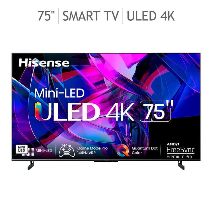 Hisense Pantalla 75" Mini-LED 4K UHD Smart TV — Imagen 1 de 4