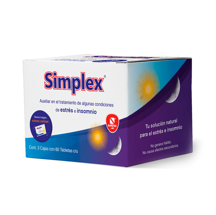 Simplex 3 paquetes de 60 tabletas c/u — Imagen 4 de 4