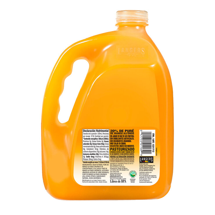 Langer's Bebida de Mango 3.78 L — Imagen 2 de 4