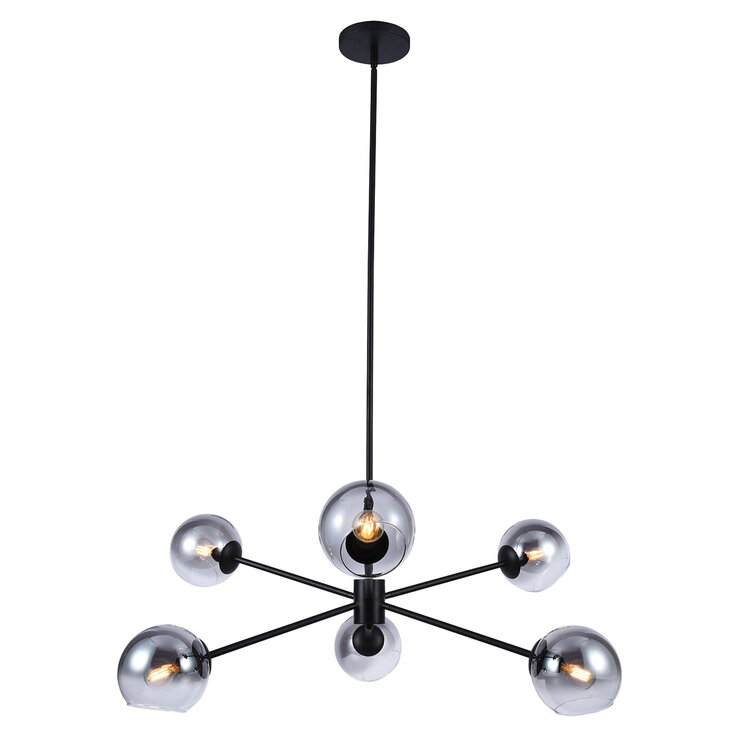 Culver Colgante de 6 Luces — Imagen 4 de 4