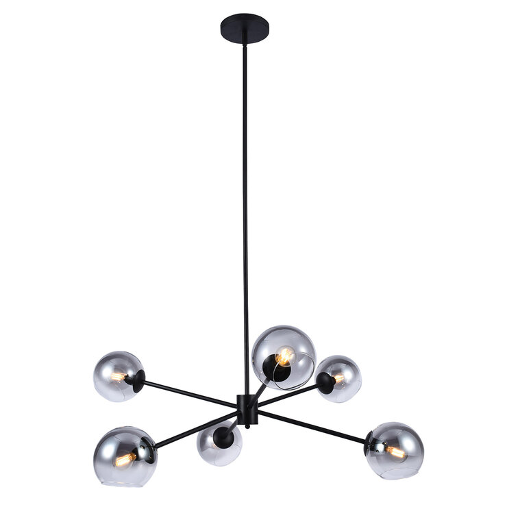 Culver Colgante de 6 Luces — Imagen 1 de 4
