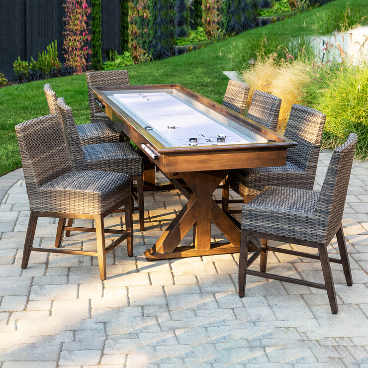 Coronado Casuals, Cabrini Mesa Comedor con Mesa de Juegos de 9 Piezas — Imagen 1 de 4