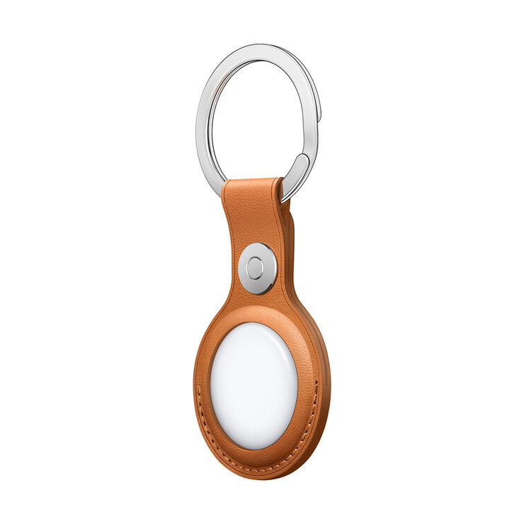 Apple Llavero de piel para el AirTag Café cuero  — Imagen 3 de 3