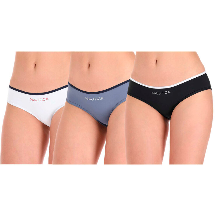 Nautica Ropa interior para Dama 3 piezas Varias Tallas y Colores — Imagen 1 de 2