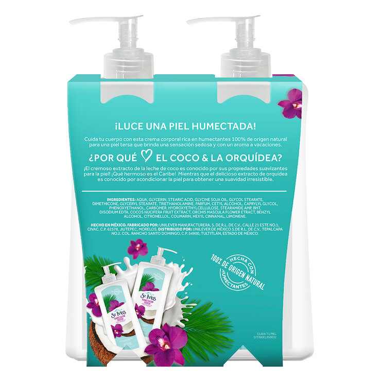St. Ives Crema Corporal con Coco y Orquídea 2 pzas de 1.1 L — Imagen 4 de 4