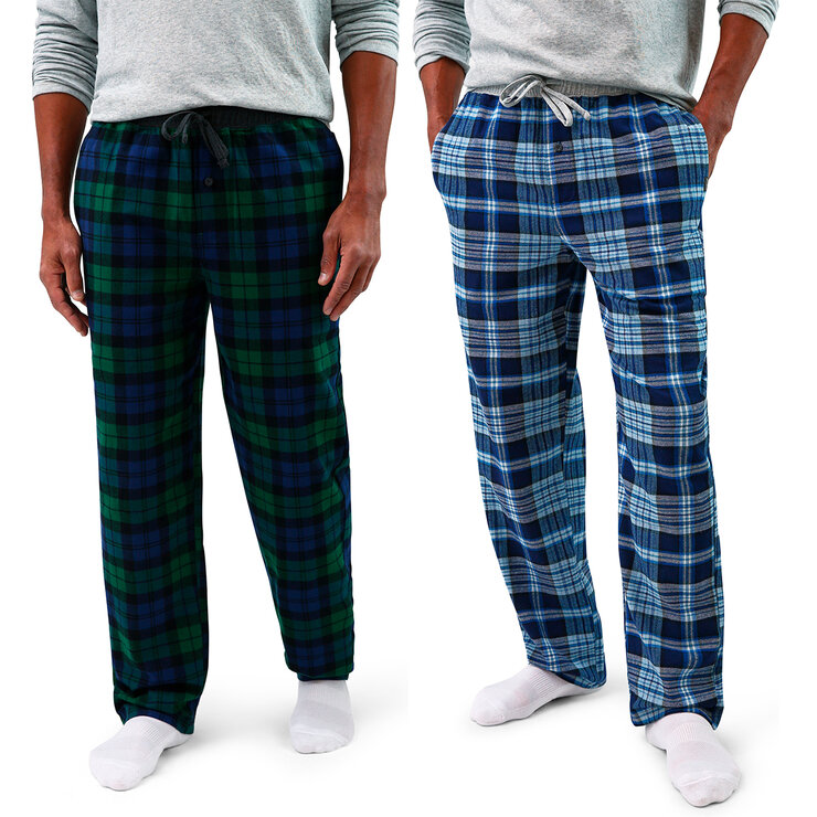 Eddie Bauer Juego de 2 Pantalones de Franela para Caballero Varias Tallas y Colores — Imagen 1 de 2