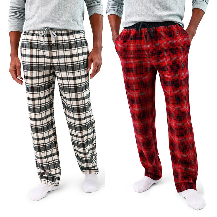 Eddie Bauer Juego de 2 Pantalones de Franela para Caballero Varias Tallas y Colores — Imagen 2 de 2