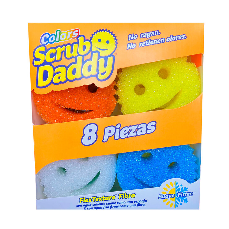 Scrub Daddy Fibras 8 pzas — Imagen 1 de 3