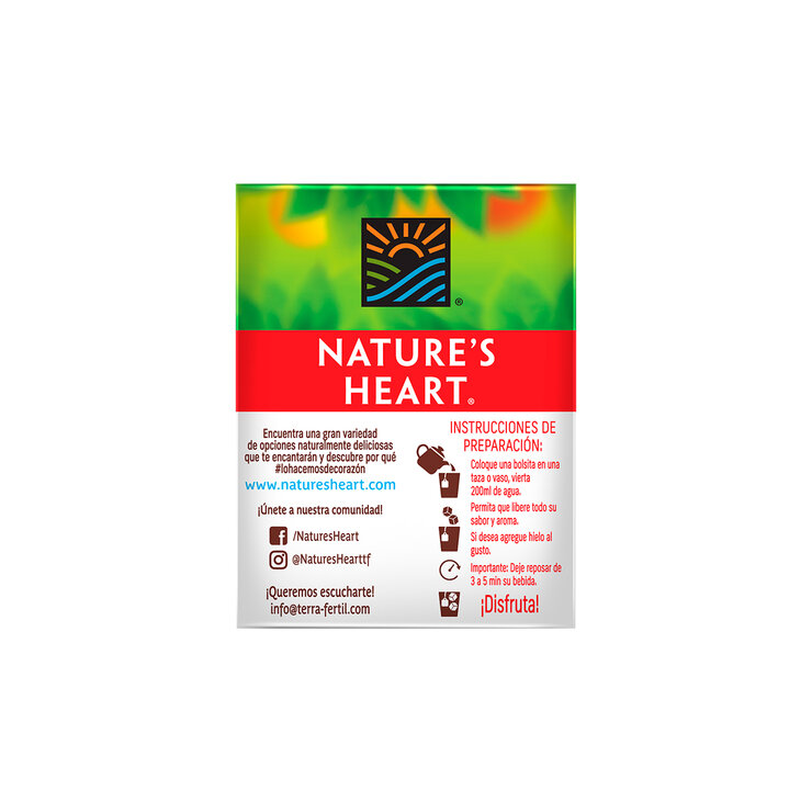 Nature´s Heart Kit De Tés 100 Sobres De 1.5 g Cada Uno — Imagen 2 de 3