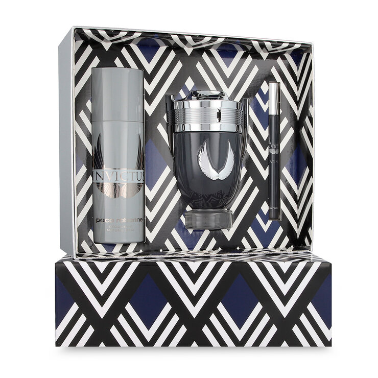 Paco Rabanne Invictus Platinum 3 pzas — Imagen 2 de 3